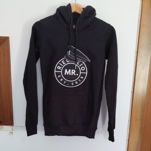 Riegillio black hoodie - mr.,