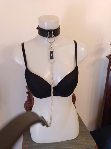Collare collana pelle mistress - collare,