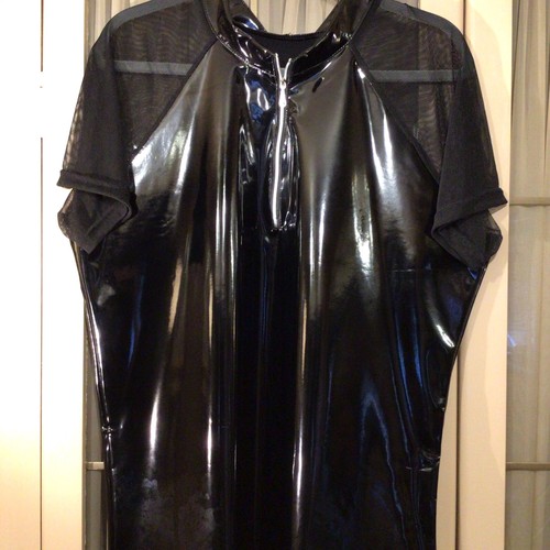 Top uomo pvc nero - uomo,