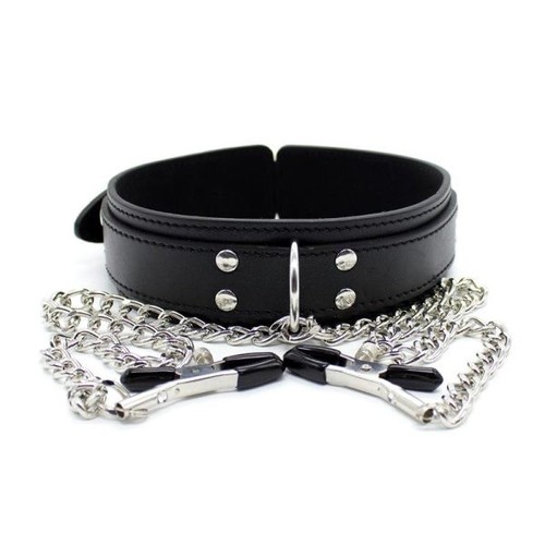 Collare donna con - , pinzette