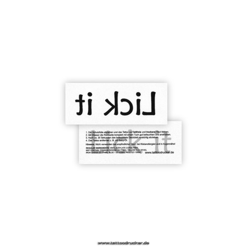 Lick tattoo tatuaggio - it,